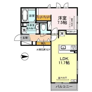 STELLA NOVEステラ ノーヴェ【2階】の間取り