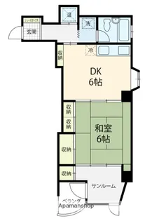 メゾン越村【302号室】の間取り