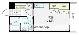 マリュンヌ金沢【101号室】の間取り