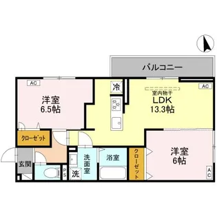 ERBE(エルベ)【2階】の間取り