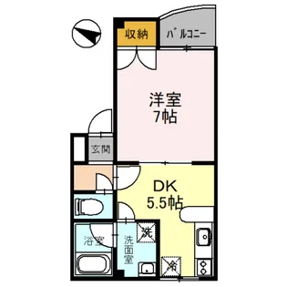 ウィステリア金沢【2階】の間取り