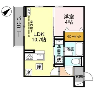 LE LIEN(ルリアン)【1階】の間取り