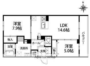 メゾン・ルレ【2階】の間取り