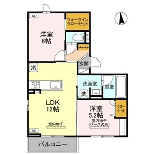 DR長坂台CORAZON【202号室】の間取り