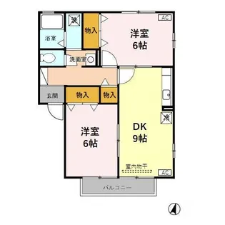 メゾン・マロニエ【2階】の間取り