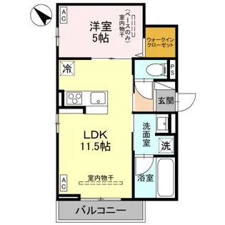 グレイスフルN【3階】の間取り