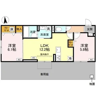 ルミナ【1階】の間取り