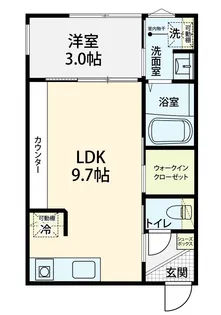 LINK【206号室】の間取り