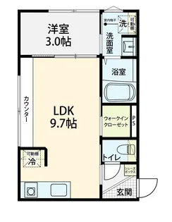 LINK【105号室】の間取り