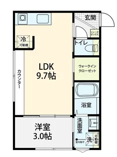LINK【203号室】の間取り