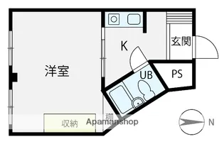 アビタシオンエムテ【303号室】の間取り