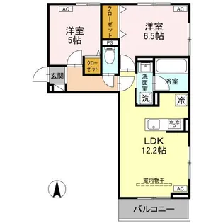 MAISON DE ROSE(メゾン・ド・ロゼ)【3階】の間取り