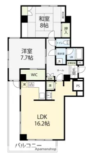 アイビーガーデン大手町【601号室】の間取り