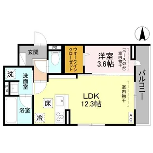 DR藤江北【1階】の間取り