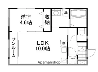コンフォール【103号室】の間取り