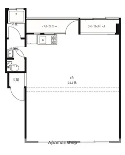 IDEAL SOUTH【501号室】の間取り