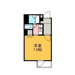 フラッツ100野町【603号室】の間取り