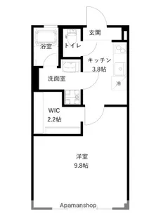 フィット【202号室】の間取り