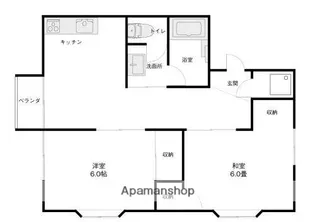 チェリーコート【206号室】の間取り