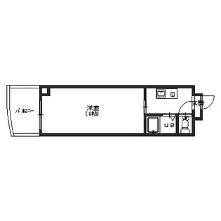 1Kの間取り画像