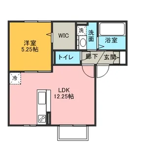 アビタシオン プリエ【2階】の間取り