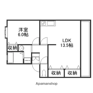 レゴリス(REGOLITH)【203号室】の間取り