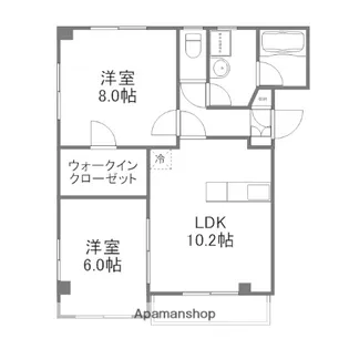 エバーグリーン根上【B101号室】の間取り