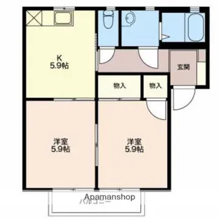 エコール【2階】の間取り