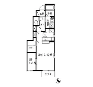 ヴィレンテ大領【1階】の間取り