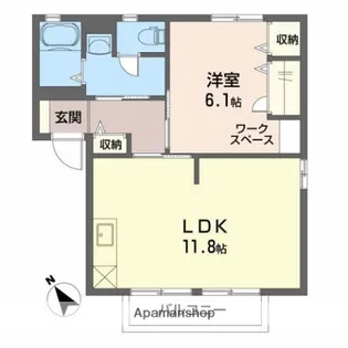 パルティーレ21【2階】の間取り