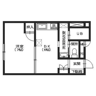 メゾンロマニア【301号室】の間取り