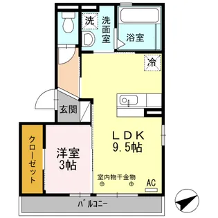 プリメーラ109【2階】の間取り