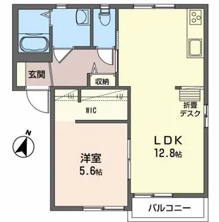サンシティー【B205号室】の間取り