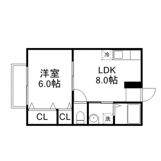 スカイハイツ【203号室】の間取り