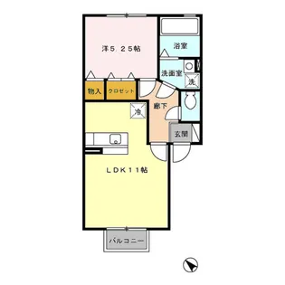やまと平面【103号室】の間取り