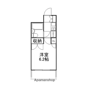 ダイアパレス小松【215号室】の間取り