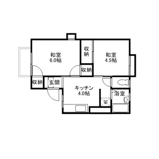 ハイム松が丘【202号室】の間取り