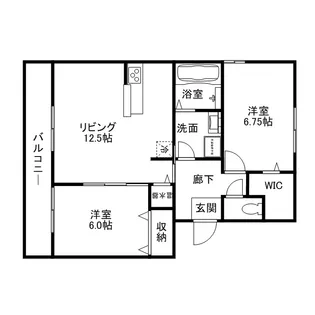 アバンティ【1階】の間取り