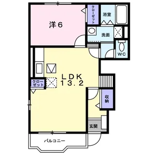メゾン・コム・シェ・ヴ【1階】の間取り