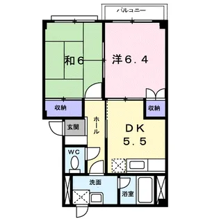 エレンシア【2階】の間取り