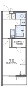 レオパレス小松駅東【205号室】の間取り