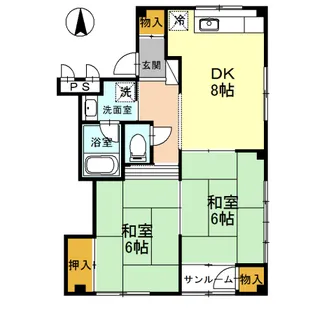 カーサ・フォルテ【1階】の間取り