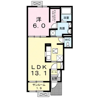 あおいⅡ【1階】の間取り