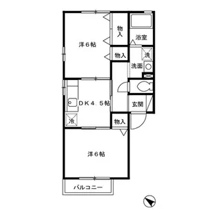 エミネンス【2階】の間取り