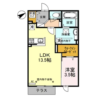 ロイヤル・エン【1階】の間取り