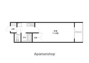 ABITURO【102号室】の間取り
