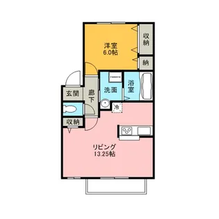 グレイン・ハイランド【1階】の間取り