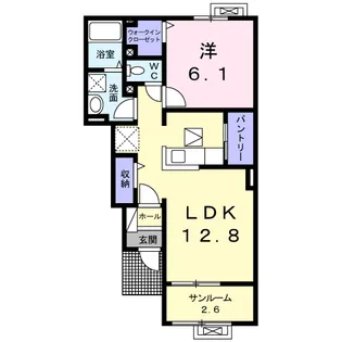 こもんど壱番館【1階】の間取り