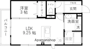 ロクス・イルレガーメ【301号室】の間取り
