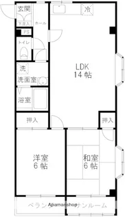 ヴィラプレステージ本町【301J号室】の間取り